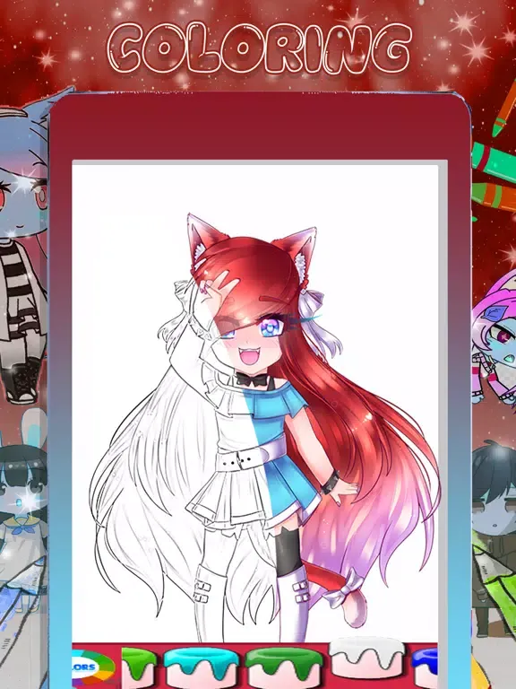 Gacha Life Coloring Maker iPad  Ekran Görüntüleri